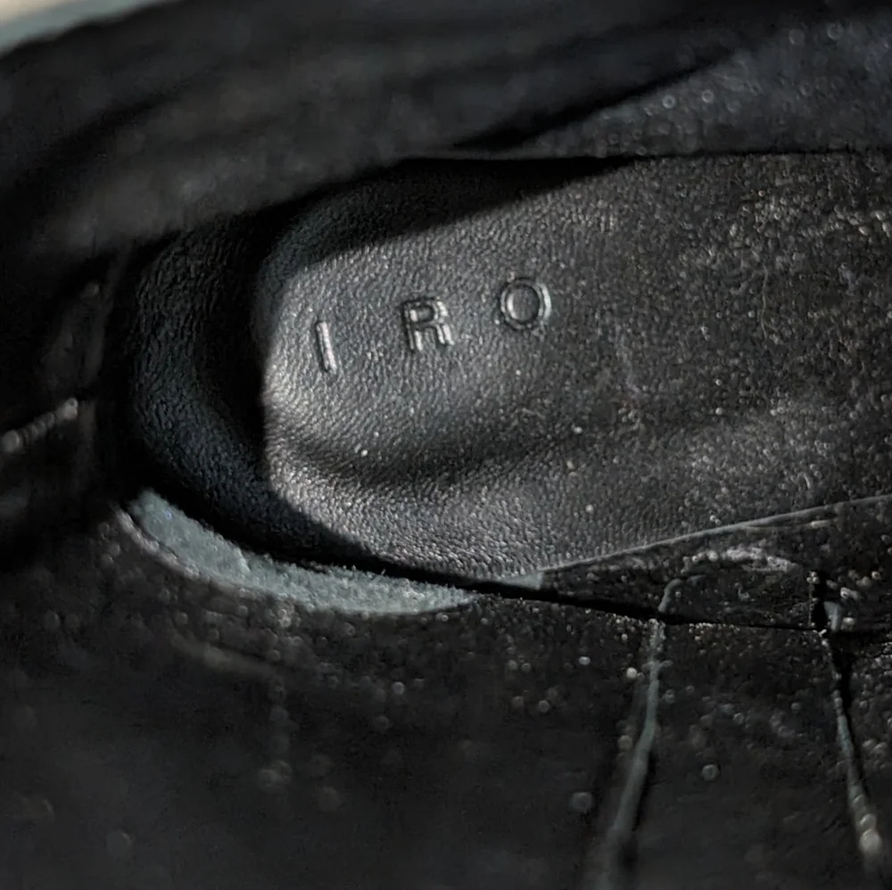 Iro Bonobal Wrap Around Strap Boots in Gray Suede Size EU 37 US 6.5 Like new - Picture 9 of 9